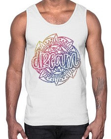 Mandala Dream Rainbow Glitter 760#- mandala- Cotton Tank