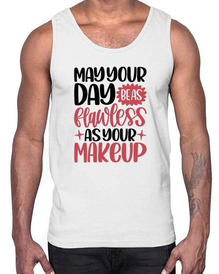 May Your Day Be As Flawless As Your Makeup Style 37#-makeup Cotton Tank