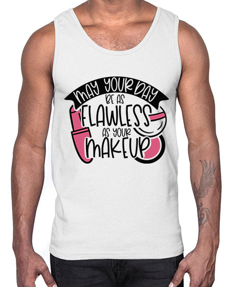 May Your Day Be As Flawless As Your Makeup Style 38#-makeup Cotton Tank