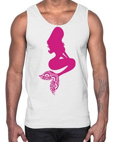 MermaidMandalaUpdated 933#- mandala- Cotton Tank