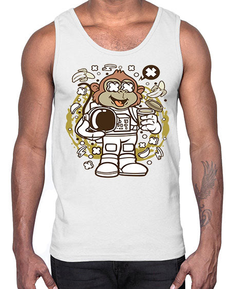 Monkey Astronaut- monkey- Cotton Tank
