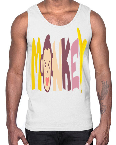 Monkey Banana 11#- monkey- Cotton Tank