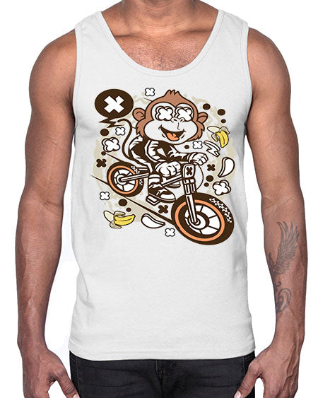 Monkey Downhill- monkey- Cotton Tank