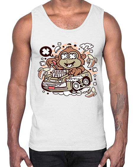 Monkey Hotrod- monkey- Cotton Tank