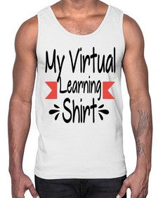 My Virtual Learning Shirt 555#- librarian- Cotton Tank