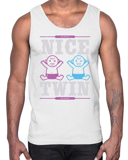 Nice Twin Style 167#- baby shower- Cotton Tank