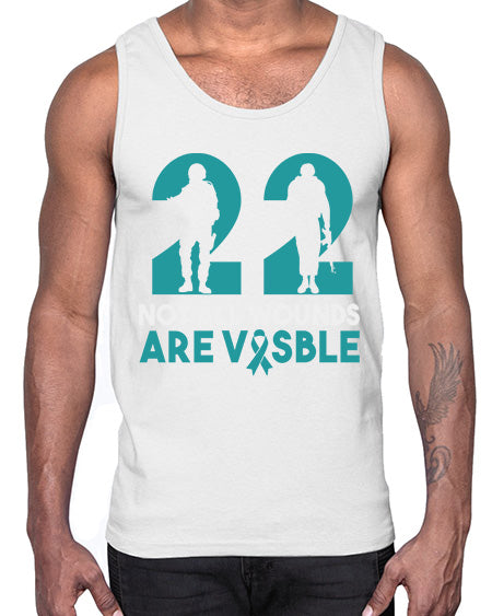 PTSD Awareness Month Support 10#- PTSD- Cotton Tank