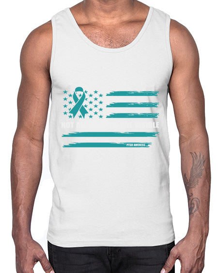 PTSD Awareness Not All Wounds 19#- PTSD- Cotton Tank