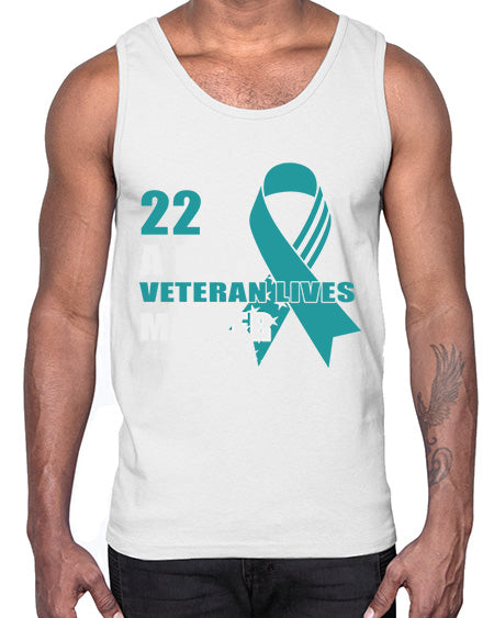 PTSD a Day Veteran 12#- PTSD- Cotton Tank
