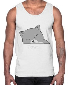 Paws- cats- Cotton Tank