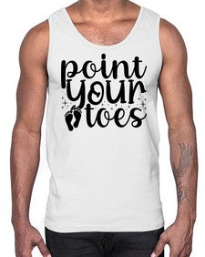 Point your toes 172#- ballet- Cotton Tank