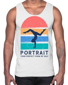 Portrait Your Perfect Form of Self 492#- yoga- Cotton Tank