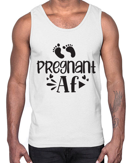 Pregnant AF 439#- pregnancy- Cotton Tank