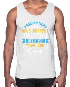 Programmers have perfect vision 18#- computer- Cotton Tank