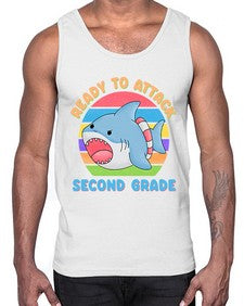 Ready to Attack second Grade 714#- second grade- Cotton Tank