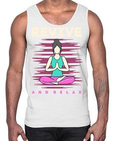 Revive and Relax 500#- yoga- Cotton Tank