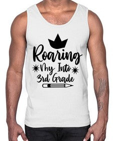 Roaring My Into third Grade 766#- third grade- Cotton Tank