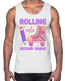 Rolling into second Grade 789#- second grade- Cotton Tank