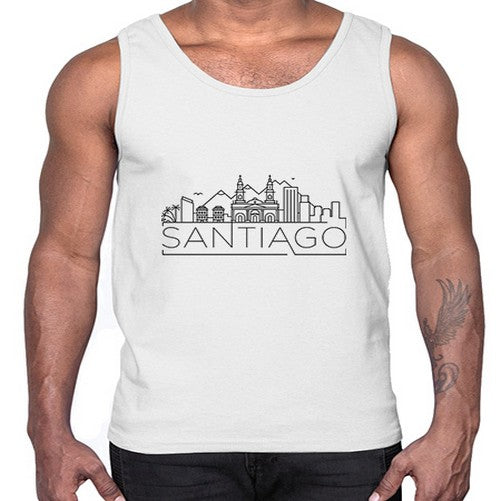 Santiago Minimal Skyline 1794#- cities- Cotton Tank
