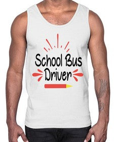 School Bus Driver 793#- graduation- Cotton Tank