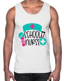School Nurse Style Style 1379#- nurse- Cotton Tank