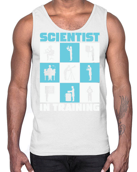 ScientistInTrainingScienceScientistSkinite Scientist Skinite 40#- general science- Cotton Tank