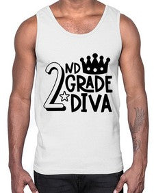 Second Grade Diva 812#- second grade- Cotton Tank
