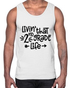 Second Grade Life 826#- second grade- Cotton Tank