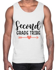 Second Grade Tribe 837#- second grade- Cotton Tank