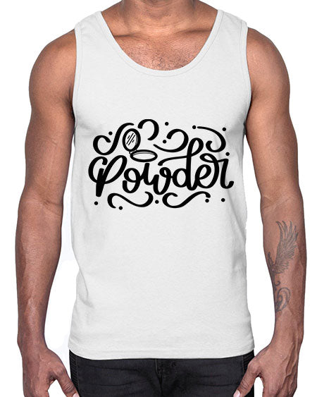 SinglePowder Style 24#-makeup Cotton Tank
