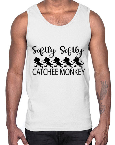 Softly softly catcher monkey - monkey- Cotton Tank