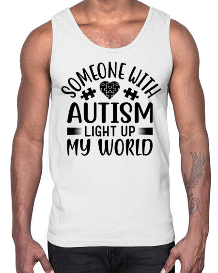 Some one with Style 50#- autism- Cotton Tank