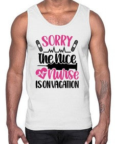Sorry The Nice Nurse Style Style 1422#- nurse- Cotton Tank