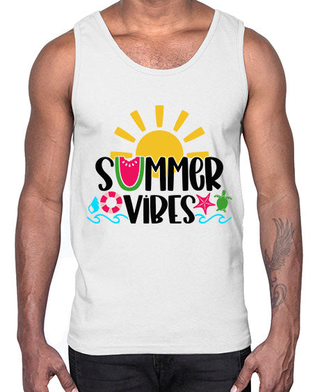 Summer Vibes Style 19#- summer- Cotton Tank