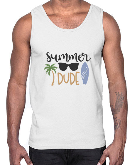 Summer dude 58#- summer- Cotton Tank