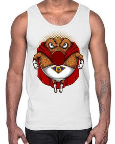 Super donut 243#- cartoon food- Cotton Tank