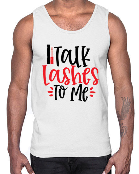 Talk Lashes To Me Style 219#-makeup Cotton Tank