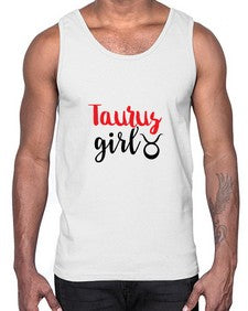Taurus girl 489#- taurus- Cotton Tank