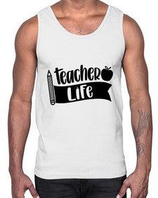 Teacher Life Style 1455#- teacher- Cotton Tank