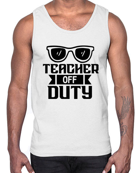 Teacher off duty 01#- summer- Cotton Tank
