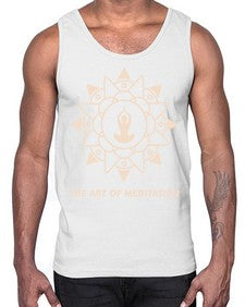 The Art of Meditation 543#- yoga- Cotton Tank