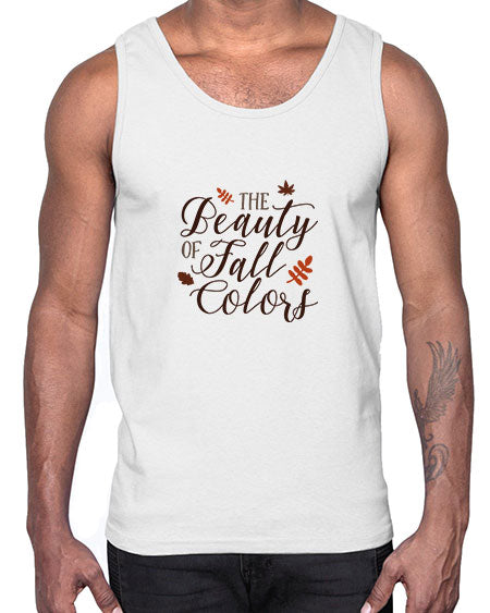 The Beauty of Fall Colors 7#- beauty - Cotton Tank