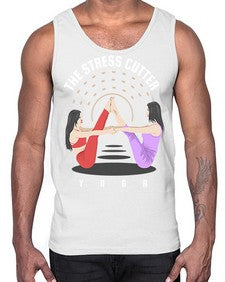 The Stress Cutter 562#- yoga- Cotton Tank