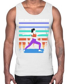 The Way to Happiness 566#- yoga- Cotton Tank
