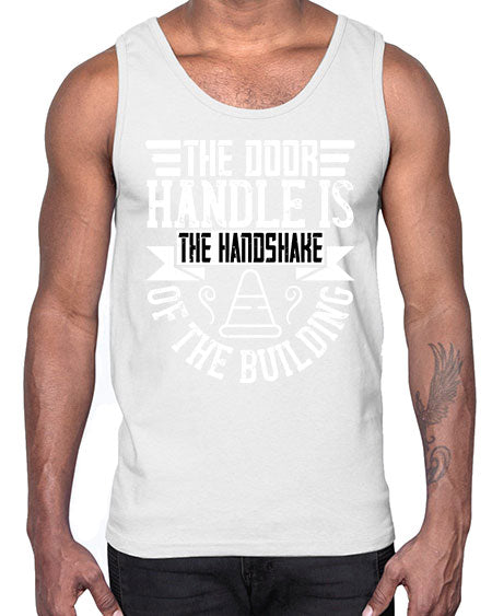 The door handle is the handshake of the building Style 420#- architect- Cotton Tank
