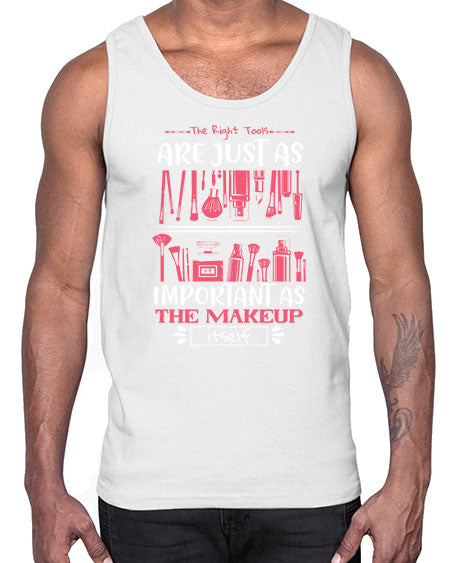 The right tools are just as important as the makeup itself Style 181#-makeup Cotton Tank