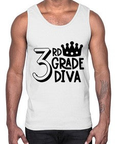 Third Grade Diva 953#- third grade- Cotton Tank