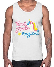 Third Grade Is Magical 963#- third grade- Cotton Tank