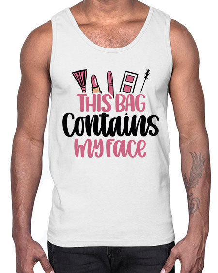 This Bag Contains My Face Style 14#-makeup Cotton Tank
