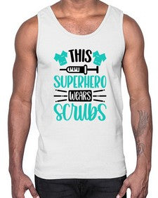 This Superhero Wears Style Style 1566#- nurse- Cotton Tank